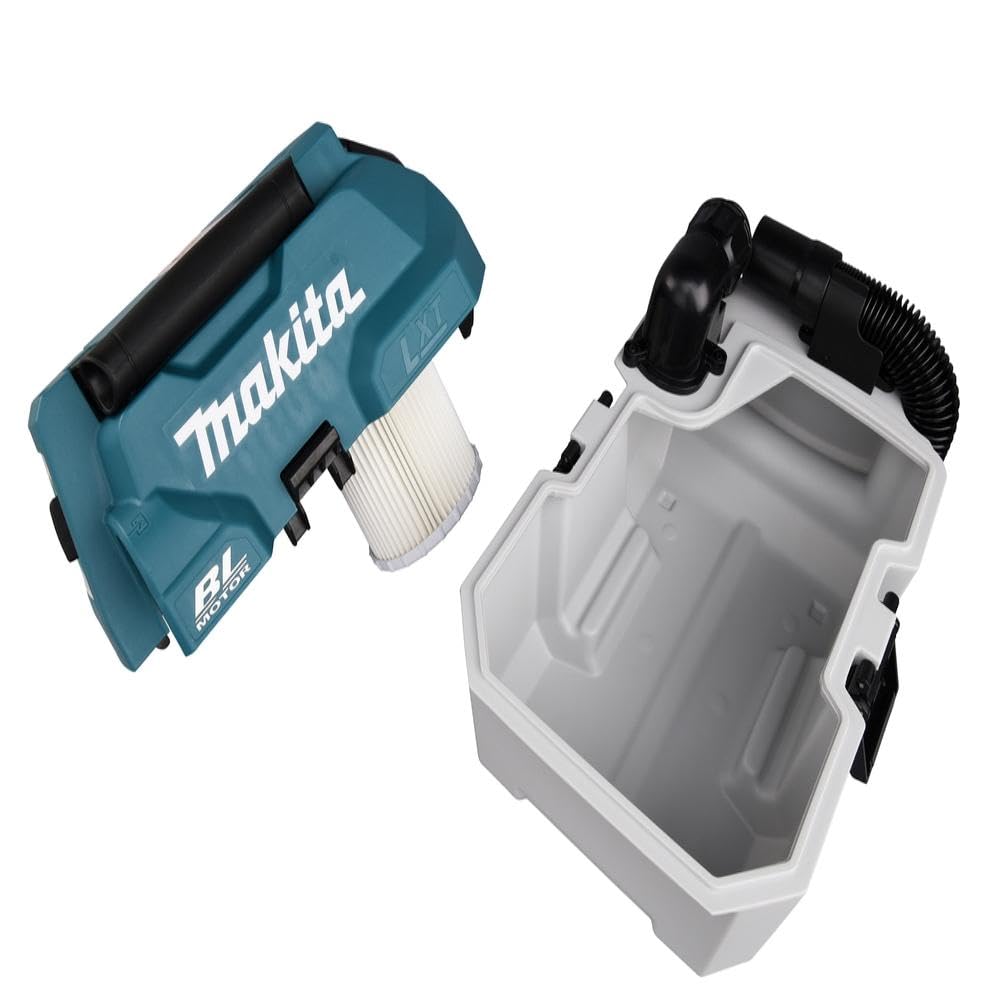 Makita, HEPA-Filter, DVC750LZ, Staubsauger DVC 750 LZ 18 Volt ohne Akku und Ladegerät, Grün/Schwarz, 4.5 liters