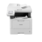Brother MFC-L5710DW 4-in-1 Mulifunktionsdrucker schwarz weiß (A4, 48 Seiten/Min., 1.200x1.200 DPI, LAN, WLAN, Duplex-ADF, 250 Blatt Papierkassette) weiß/grau