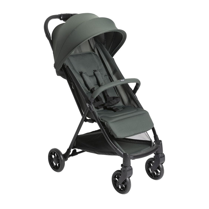 Chicco Urbino Kinderwagen Ab Geburt bis 4 Jahren (max. Belastbarkeit 25 kg), Praktisch und leicht, Zusammenklappbarer Buggy,Einhandverschluß, Verstellbare Rückenlehne und Fußstütze, Verdeck, Grün
