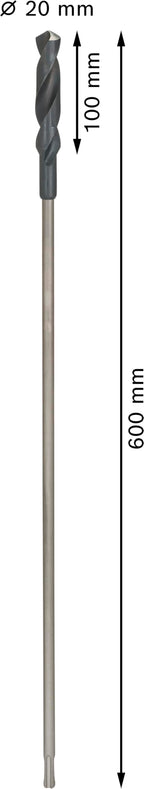 Bosch 1x PRO Wood HSS Installationsbohrer (für Hartholz, Sandwich-Metall, Ø 20,00 mm, Professional Zubehör Bohrmaschine/Schrauber, Bohrhammer)