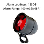 TOTMOX Alarmanlage Auto, Autoalarmanlage Mit Fernbedienung, Universal 12V Alarmlautsprecher Sicherheitsschutzsystem Auto Alarmanlagen, alarmanlage für Camper