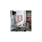 Durable Wand-Sichttafelsystem (Vario Wall 5, mit 5 Sichttafeln A4) rot, 555103