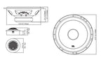 JBL Stage2 604C 2-Wege KFZ Soundsystem - 270 Watt Komponenten Auto Lautsprecher Boxen Set mit 16 cm Einbau Autolautsprecher und Hochtöner