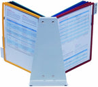 Durable Tisch-Sichttafelsystem (Vario Table 10, mit 10 Sichttafeln A4) mehrfarbig, 557000