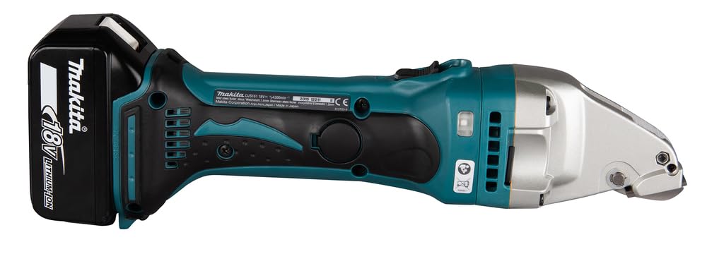 Makita Akku-Blechschere 1,6 mm 18 V / 5,0 Ah, 2 Akkus und Ladegerät im MAKPAC, DJS161RTJ