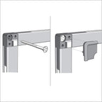 Nobo Amazon Exclusive Stahl-Magnettafel 240 x 120 cm – Trocken abwischbare Memotafel mit Aluminiumrahmen und Stifthalter, magnetische Wandtafel für Büro, Zuhause, Klassenzimmer