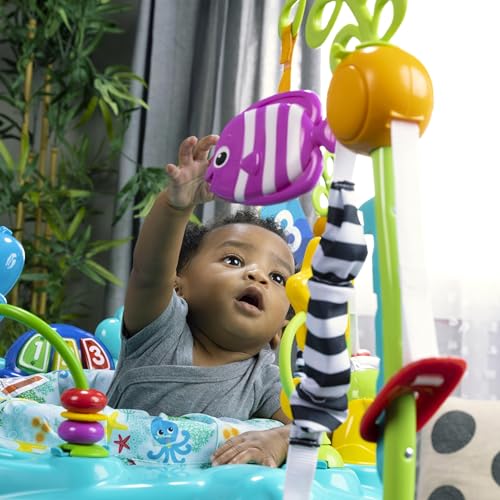 Baby Einstein, Ocean Explorers Curiosity Cove 2-in-1, Türhopser und Bodenspielzeug, Alter 6-12 Monate