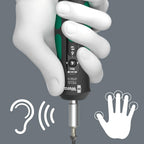 Wera 05075815001 7515 Kraftform Safe-Torque Speed Drehmomentschraubendreher, 2-6 Nm, 1/4" x 2,0-6,0 Nm x 147,5 mm