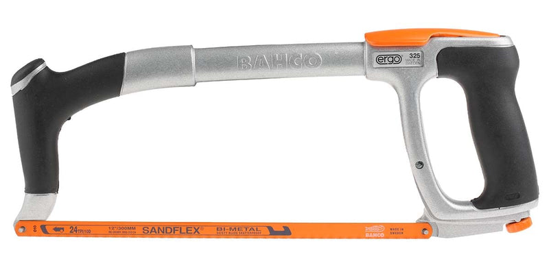 Bahco Bügelsäge 300 mm Klinge aus Bi-Metall, 24 Zähne/Zoll