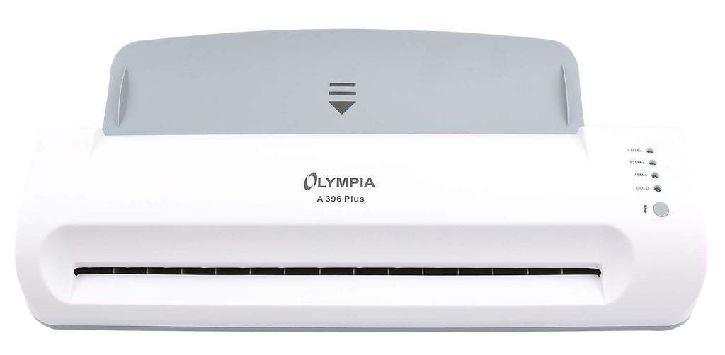 OLYMPIA - A 396 Plus Laminierer A3 Set Foliengerät Heiß- Kaltlaminierung - Inklusive Laminierfolien Laminiergerat A 3 -Schnelle glatte Laminierung Foliergerät für Schule Office und Zuhause