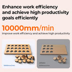 ACMER S1 6W Laser graviermaschine Anfänger, Tragbarer Laserschneider & Gravurgerät für DIY Holz, Metall, Acryl, Leder,130x130mm Gravurbereich, Laserklasse 4,Ideal für Kleinunternehmen