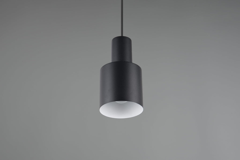 Trio Leuchten Pendelleuchte Agudo 319400132, Metall Schwarz matt, exkl. 1x E27
