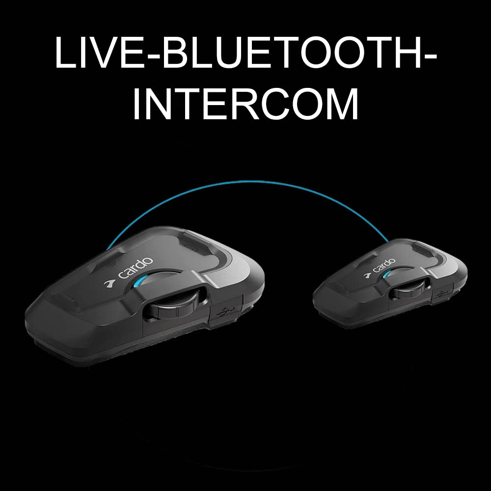 Cardo, Motorrad-Gegensprechanlagen-Kit Bluetooth Freecom 2X Solo