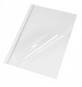 Pavo - Thermobindemappe A4 - 1.5 mm - Kapazität : 1-15 Blatt - Transparent/weiß - 100 Stück