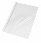Pavo - Thermobindemappe A4 - 1.5 mm - Kapazität : 1-15 Blatt - Transparent/weiß - 100 Stück
