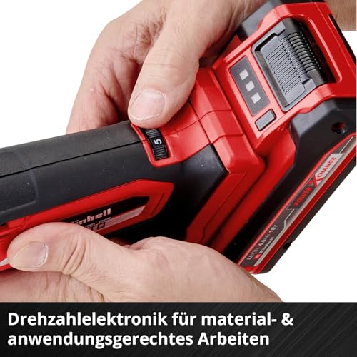 Einhell Akku Multifunktionswerkzeug Varrito Power X-Change (18 V, 22.000 Bis 40.000 Min-1, Drehzahl-Elektronik, Schnellspannverschluss, Magnetische Werkzeugaufnahme), Ohne Akku, Ladegerät und Koffer
