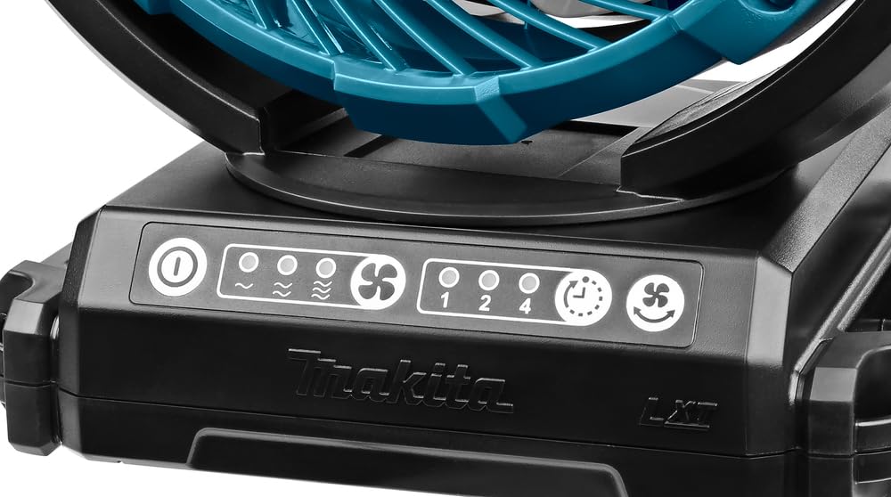 Makita DCF102Z Akku Lüfter 18 V (ohne Akku, ohne Ladegerät), Blau, 101