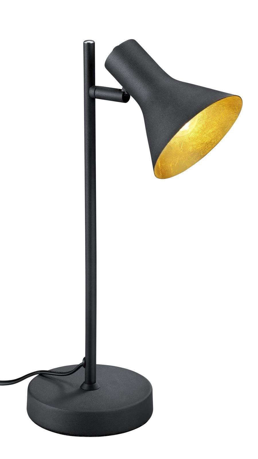 RL LIVE YOUR LIGHT Reality Leuchten R50161002 Tischleuchte, Metall, schwarz/gold