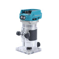 KATSU FIT-BAT 18V/21V Brushless Akku-Oberfräse Holzfräse Kantenfräse mit Trimmer-Basis, 3 Spannzangen 1/4", 6 mm und 8 mm, Ohne Akku und Ladegerät 102770