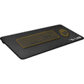 THE G-LAB K-Board Cadmium Laptopablage mit XXL-Kissen, Ideal für Home Office/Gaming für Bett oder Sofa, Laptopständer 13"-19", Lapdesk Extra Large mit Griff