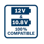 Bosch Professional 12V System Akku Stichsäge GST 12V-70 (Schnitttiefe in Holz: 70mm, inkl. 2x Sägeblatt, Gleitschuh, Spanreißschutz, L-BOXX, ohne Akku/ Ladegerät)