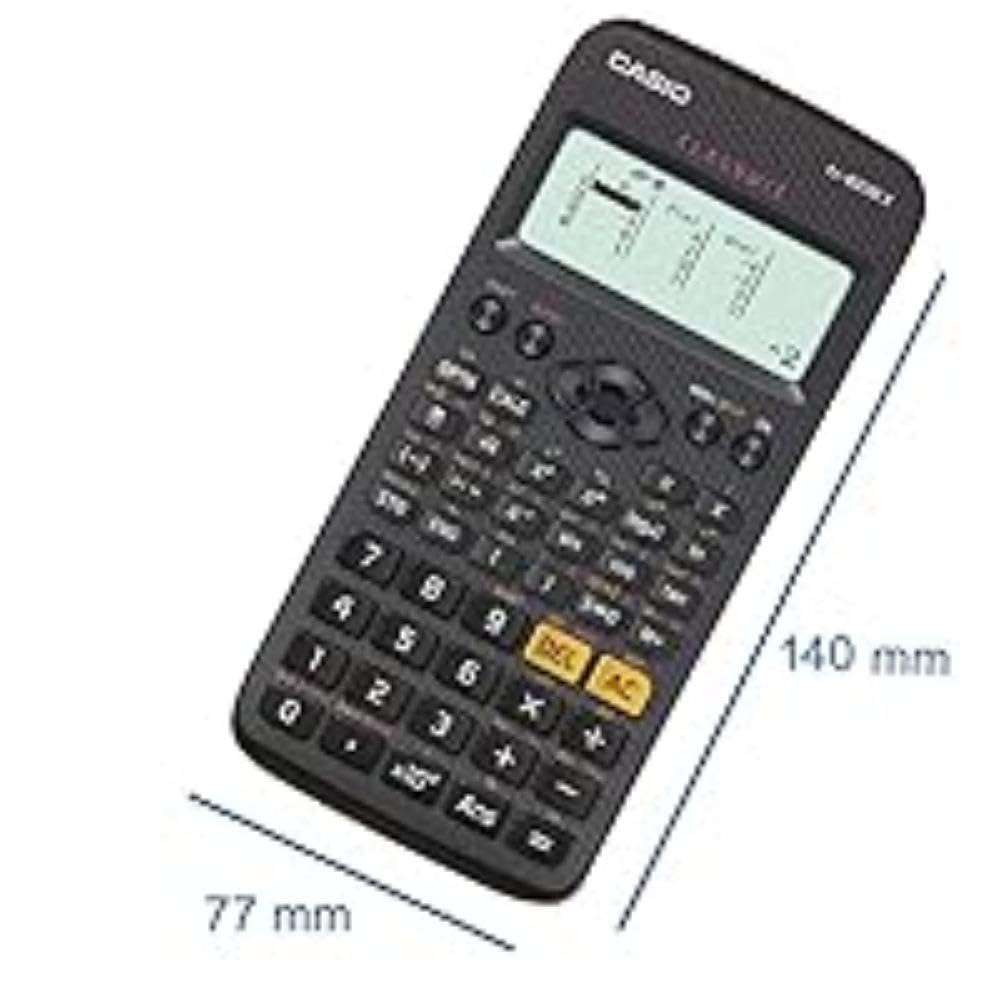 Casio SCHULRECHNER FX-82DE X CLASSWIZ, BATTERIEBETRIEB,Black, Language- German