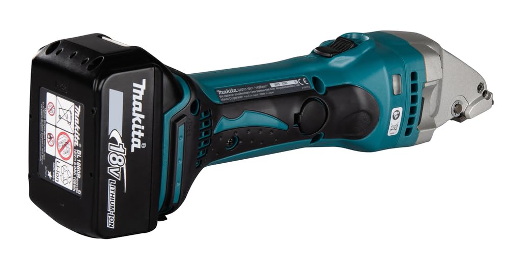 Makita Akku Kurvenschere 18 V / 5,0 Ah, 2 Akkus und Ladegerät im MAKPAC, DJS101RTJ
