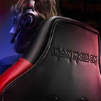SUBSONIC Iron Maiden - Gaming-Stuhl - Bürostuhl - Schwarz - Größe S/M