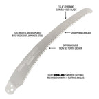 Silky Ersatzsägeblatt Ibuki, Sägelänge 390 mm, Zahnweite 4,62 mm