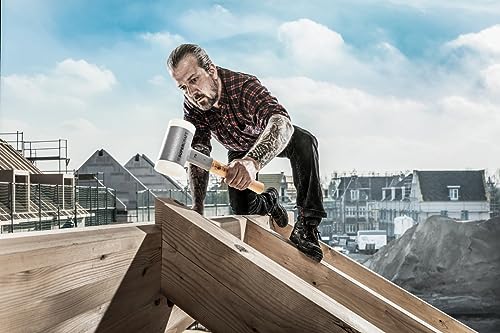 SUPERCRAFT-Schonhammer, mit schwingungsdämpfendem, ergonomisch geformtem und lackiertem Hickorystiel | D=40 mm | 3366.040