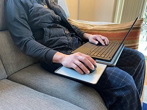 MAX SMART Laptop-Schoßpolster Laptop Underlay Notebook Cushdesk Kniekissen Unterlage mit Retractable Mouse Tray