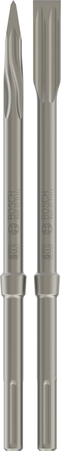 Bosch Professional 4tlg. Meißel Set SDS max (Zubehör Abbruchhammer)