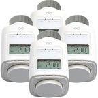 4 Stück IOIO Elektronisches Heizungsthermostat HT 2000/23 | Heizkosten sparen bis 30% | Einfache Installation | Individuell programmierbar | Heizkörperthermostat | Heizkörper Heizungsregler