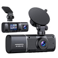 Volam Dashcam Auto Vorne Innen, 4K +1080p Dual Dash Cam mit Akku Parküberwachung, 1,5-Zoll-IPS-Bildschirm Mini-Autokamera mit IR-Nachtsicht, G-Sensor, Weitwinkel