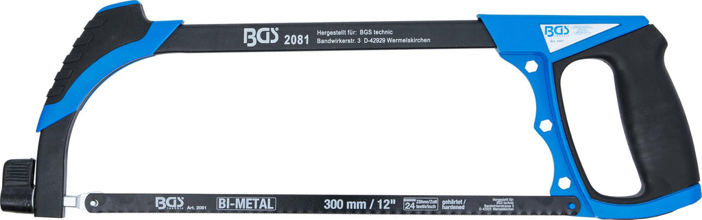 BGS 2081 | Aluminium-Sägebogen | inkl. HSS-Sägeblatt | 300 mm