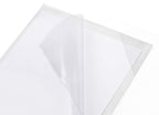 Djois, 194773 - Klebetasche, repositionierbar, A4, transparent, 5 Stück, Easy Load Ecke, blendfrei, smarte Präsentation, organisierte Dokumente, Glasoberfläche, Einfache Handhabung