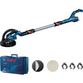 Bosch Professional Trockenbauschleifer GTR 55-225 (550 Watt, Schleifteller-Ø 215mm, inkl. 1x Schleifblatt M480, 1x Schleifteller-Set weich, 3x Kabelclip, Handwerkerkoffer)