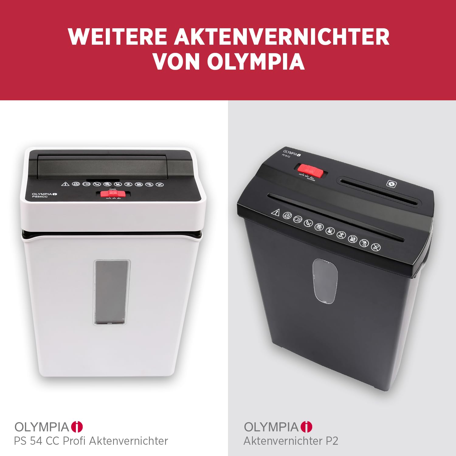 OLYMPIA PS 16 Pro Aktenvernichter Aufsatz schwarz | Kompakter Papierschredder für zu Hause | Schredder Aktenvernichter im Streifenschnitt | Shredder Papier | Papier Schredder Gerät