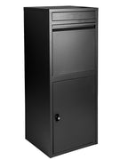 Ondis24 Korona Paketbox Postbox für Pakete, Päckchen, für Briefe mit Paketsafe (Schwarz)