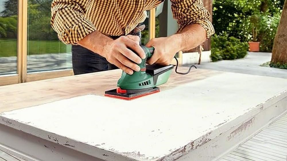 Bosch Multi Schleifmaschine PSM 200 AES (200 Watt, im Koffer)