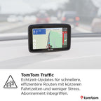 TomTom Pkw-Navi GO Advanced (6 Zoll, Stauvermeidung Dank TomTom Traffic, Weltkarten-Updates inklusive, Updates über Wi-Fi, dynamischer Fahrspurassistent, integrierte, umkehrbare Halterung)