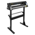 VEVOR Vinyl Schneidplotter 720mm Profi Plotter Schwarz Vinylschneider 3 Klingen Plotter Drucker 220V Viny Folienplotter mit Signmaster Software Cutter Plotter mit Ständer für Schilder Papierzufuhr