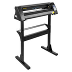 VEVOR Vinyl Schneidplotter 720mm Profi Plotter Schwarz Vinylschneider 3 Klingen Plotter Drucker 220V Viny Folienplotter mit Signmaster Software Cutter Plotter mit Ständer für Schilder Papierzufuhr