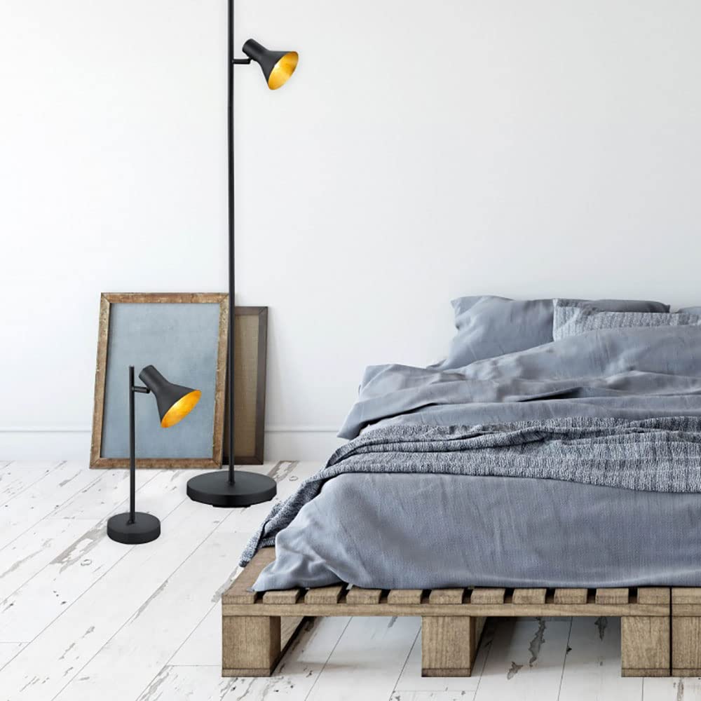 RL LIVE YOUR LIGHT Reality Leuchten R50161002 Tischleuchte, Metall, schwarz/gold