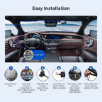 Azdome hardwire kits, Typ-C-USB-Hardwire-Kit 12V-24V bis 5V/2.5A Hardwire-Kit mit Niederspannungsschutz 12ft Auto-Dashcam-Ladegerät Netzkabel für Dashcam GPS-Stromversorgung Radarwarner