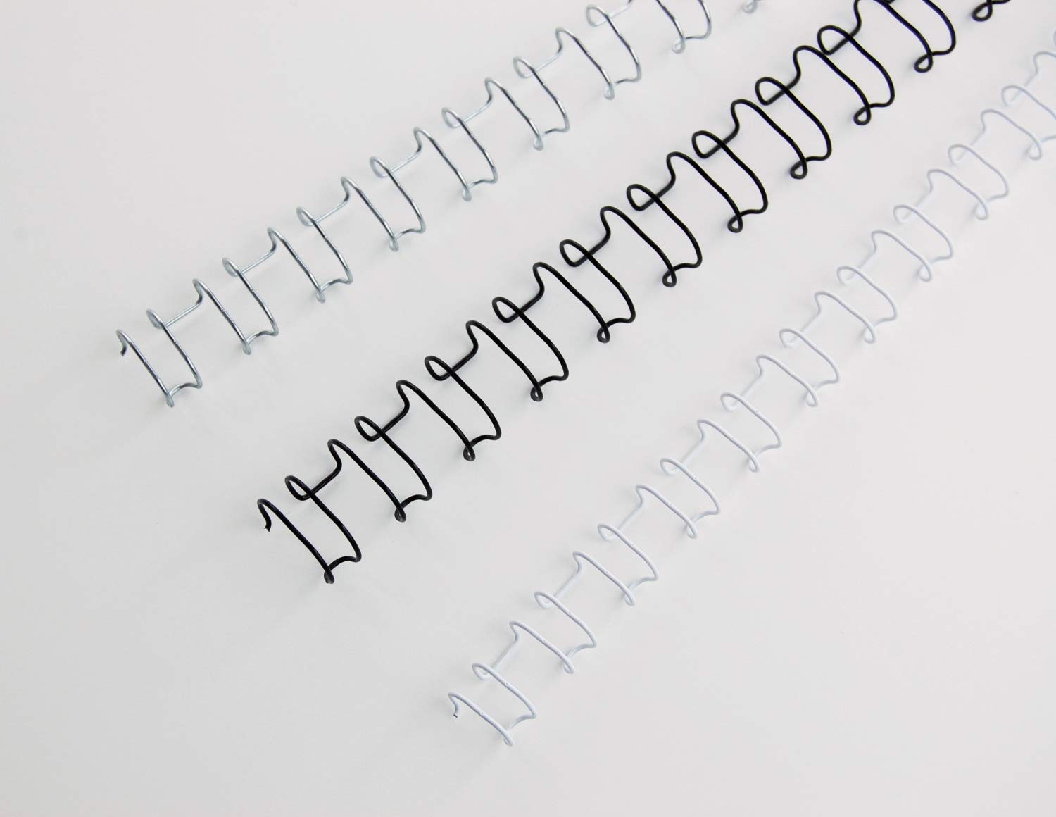 GBC 445516 MultiBind Drahtbinderücken, 10mm, silber, 100 Stück