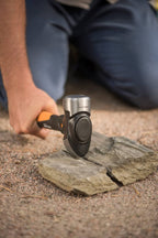 Fiskars Fäustel IsoCore M für den Einsatz bei Präzisionsabbrucharbeiten, Länge: 29 cm, Gewicht: 1,64 kg, Schwarz/Orange, 1020217