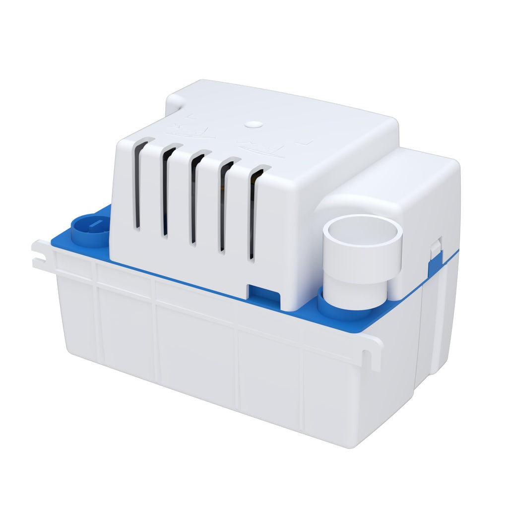 SFA – Kondensatpumpe Sanicondens Eco V02 mit 2 Zuläufen – Für Heizkessel und Klimaanlagen – Geräuscharm (45 dB) – Vollständiges Installationsset – 26 x 13,8 x 17 cm