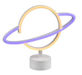 Reality Leuchten LED Tischleuchte Planet R55370101, Kunststoff Weiß, inkl. 1.6 Watt LED
