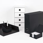 Rössler SOHO Archivbox A4 |Aufbewahrungsbox mit Deckel Pappe | Dokumentenbox A4 | Box mit Deckel | Aufbewahrungsbox mit Deckel Karton | 335 x 95 x 255 mm | 1 Stück | Farbe: Schwarz